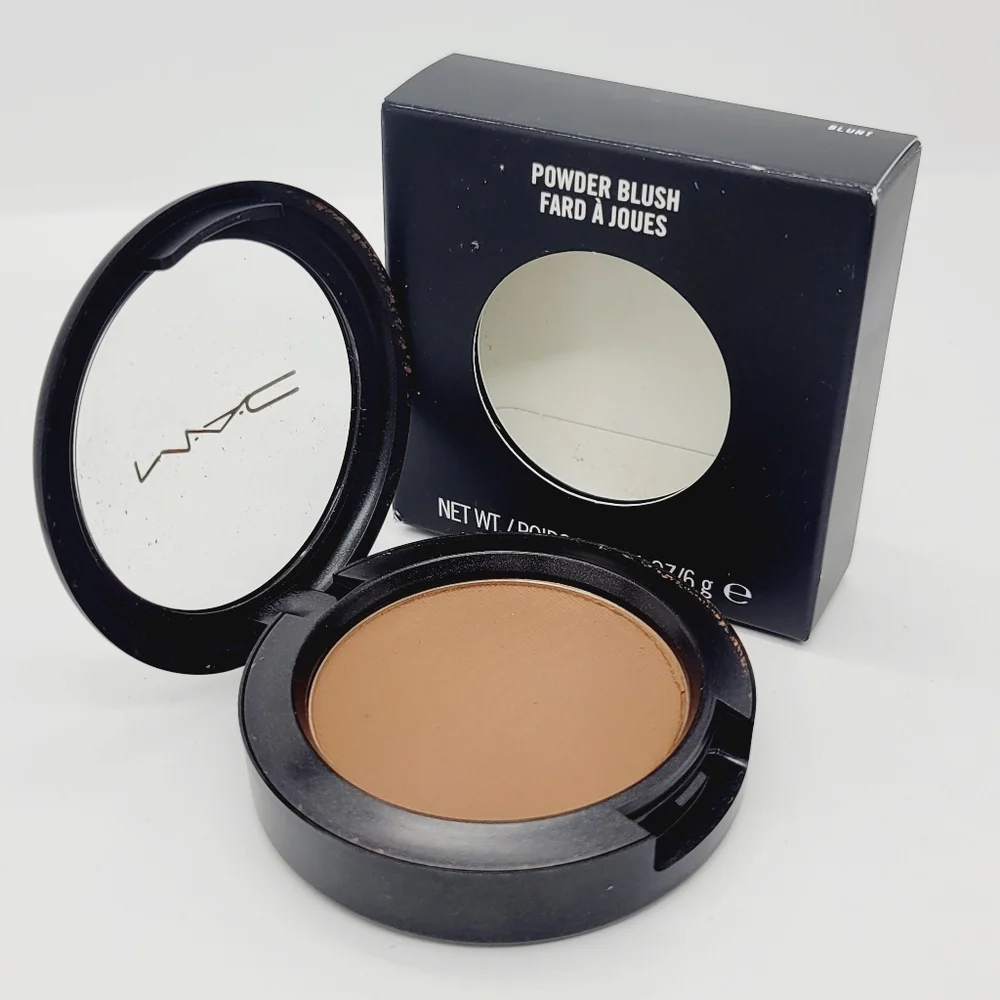 Blunt MAC Cosmetics Matte Powder Blush Golden Brown Brand New in Box Full Size